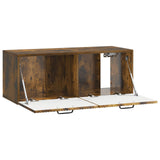 Wall-Mounted TV Cabinet Smoked Oak 78.5 x 31 x 30 cm 899060