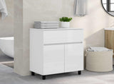 Bathroom Vanity Unit High Gloss White 60 x 35 x 80 cm 889419