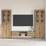 TV Cabinet Set FLORIN 3 pcs Artisan Oak Engineered Wood 3398003