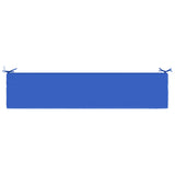 2-Piece Bench Cushions SOEST 2 pcs 100% Polyester Royal Blue 949229