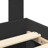 Bed Frame with Drawer Sonoma Oak 200 x 200 cm Engineered Wood 3411939