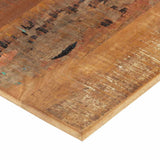 Rectangular Table Top 70x90 cm 15-16 mm Solid Reclaimed Wood 286050