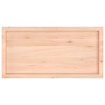 Table Top 100x50x cm Untreated Solid Wood Oak 3156304