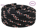 Multipurpose Utility Rope 40 mm 25 m Black and Red PP 3473073