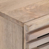 Bedside Cabinets 2 pcs 40x34x46 cm Solid Wood Bleached Mango 377433