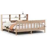 Bed Frame without Mattress 180x200 cm Super King Solid Wood Pine 3323212