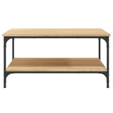Coffee Table Sonoma Oak 80x80x40 cm Engineered Wood 832839