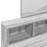 Dressing Table with Mirror Grey Sonoma 80x41x144.5 cm 848176