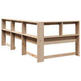 Bookcase Headboard L-Shaped 90 cm Solid Wood Pine 859289
