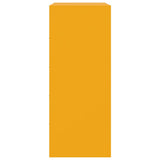 Highboard Mustard Yellow 67x39x95 cm Steel 841802