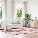 Shaggy Rug High Pile NAVARRA Dusty Pink 240x240 cm Polyester 4102889