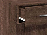 Sideboard Brown Oak 30x42.5x93 cm Engineered Wood 846277