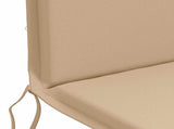 High Back Chair Cushion GEMERT 2 pcs 100% Polyester Sand 945699