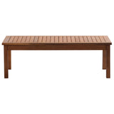 Garden Sofa Set Brown Solid Acacia wood Medium Durable 47282