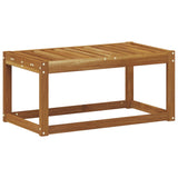 Outdoor Stool Bench Natural 79 x 43 x 37 cm Solid Acacia Wood 900663