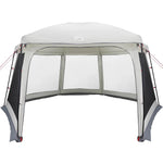 ZNTS Pool Tent with Removable Fly & Mesh Walls Grey 618x532 cm 4100630