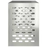 Air Conditioner Cover Silver 100 x 50 x 70 cm Galvanised Steel 865902