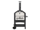 Outdoor Wood Fired Pizza Oven with Pizza Stone, Pizza Peel, Grill Rack, for Backyard and Camping 53882789