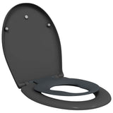 Toilet Seat Anthracite 47 x 37 x 4 cm Duroplast 42002350