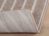 Area Rugs Square PALMERAS Beige 200 x 200 cm Polyester 42022591