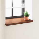 Window Sill Brown wood 100 x 50 x 4.5 cm PVC 42046935