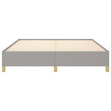 Bed Frame without Mattress Light Grey California King Fabric 347212
