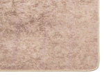 Rug Runner MARSA Sand 50 x 450 cm Polyester and PVC 42023109
