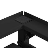 Washing Machine Pedestal 2 pcs Black 120 x 56 x 52 cm Steel 42022038