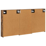 Bathroom Cabinet Set 3 pcs 140 x 14.5 x 70 cm Engineered wood 3403780