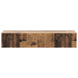 Wall-Mounted Side Table Old Wood 87.5 x 34.5 x 17 cm 897993