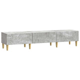 TV Cabinet 147 x 34.5 x 30 cm Concrete Grey Engineered Wood 895168
