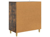 Sideboard Smoked Oak 66 x 34.5 x 95 cm Engineered Wood 894670