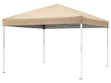 10'x10' Pop Up Screen Canopy Tent, Khaki 210D Oxford Instant Folding Gazebo with 4 Mesh Sidewalls 84345023