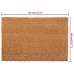 Door Mats 5 pcs Natural 40x60 cm Tufted Coir 155598