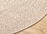Rug ZIZUR Cream 120 cm Jute Look Indoor and Outdoor 4010385