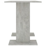 Dining Table Concrete Grey 110x60x75 cm Engineered Wood 800247