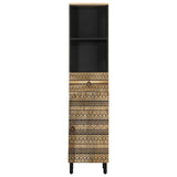 Bathroom Cabinet 38x33.5x160 cm Solid Wood Mango 4018650
