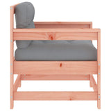 Garden Chairs with Cushions 2 pcs Solid Wood Douglas 825567