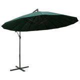 Hanging Garden Parasol Green 3 m Aluminium Pole 47221