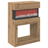 Electric Fireplace Artisan Oak 64 x 30 x 87 cm Engineered wood 8021110
