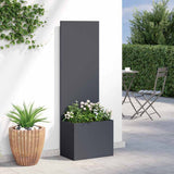 Garden Privacy Screen Anthracite 50 x 150 cm Cold-rolled steel 876443