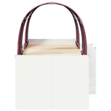 Bed with Tunnel 4 pcs White and Pink Engineered Wood 3423548