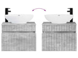 Bathroom Cabinet Set 3 pcs Concrete Grey 49 x 44.5 x 66.5 cm 3405760