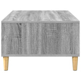 Coffee Table Grey Sonoma 102 x 55 x 35 cm Engineered Wood 876194