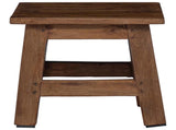 Stool Natural 26 x 26 x 26 cm Mahogany Wood 42012393