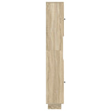 Bathroom Cabinet with Open Shelf EDE Sonoma Oak 895937