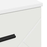 Bedside Cabinet White 38 x 38 x 66 cm Engineered wood 883374