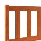 Bed Frame without Mattress Wax Brown 120x190 cm Small Double Solid Wood Pine 844803