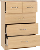 ZNTS Nevada 3+2 Drawer Chest 100-102-114