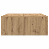 Coffee Table with Drawers Artisan Oak 100x100x40 cm 3328407